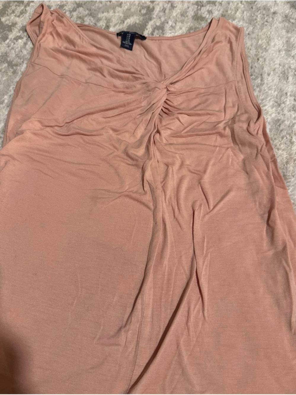 GAP Pink Twist-Front Tank Top